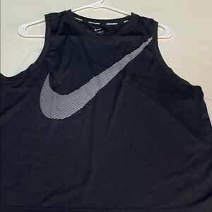 Nike Women's Black Tank Top Size XL